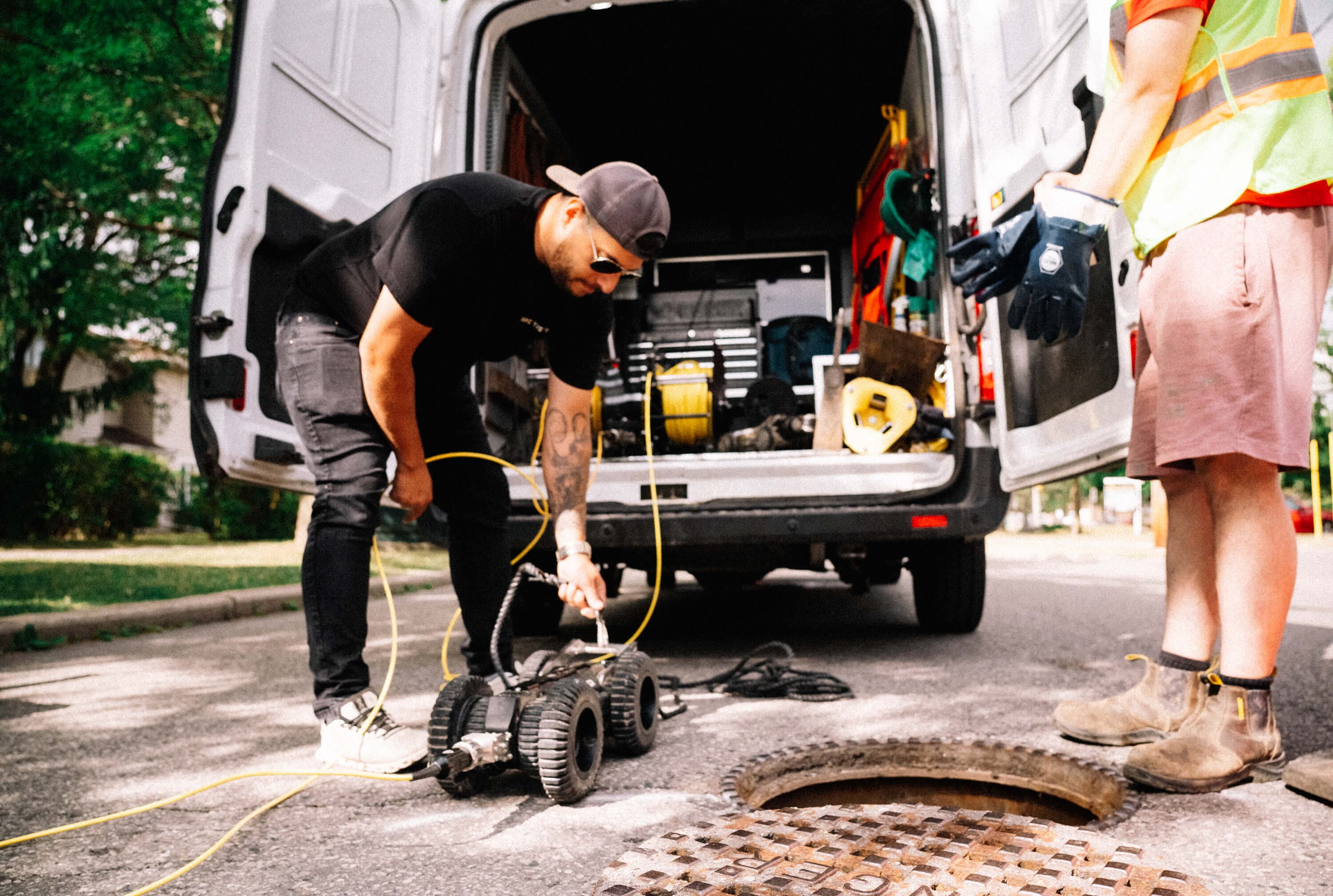 a-200 van deployment into manhole