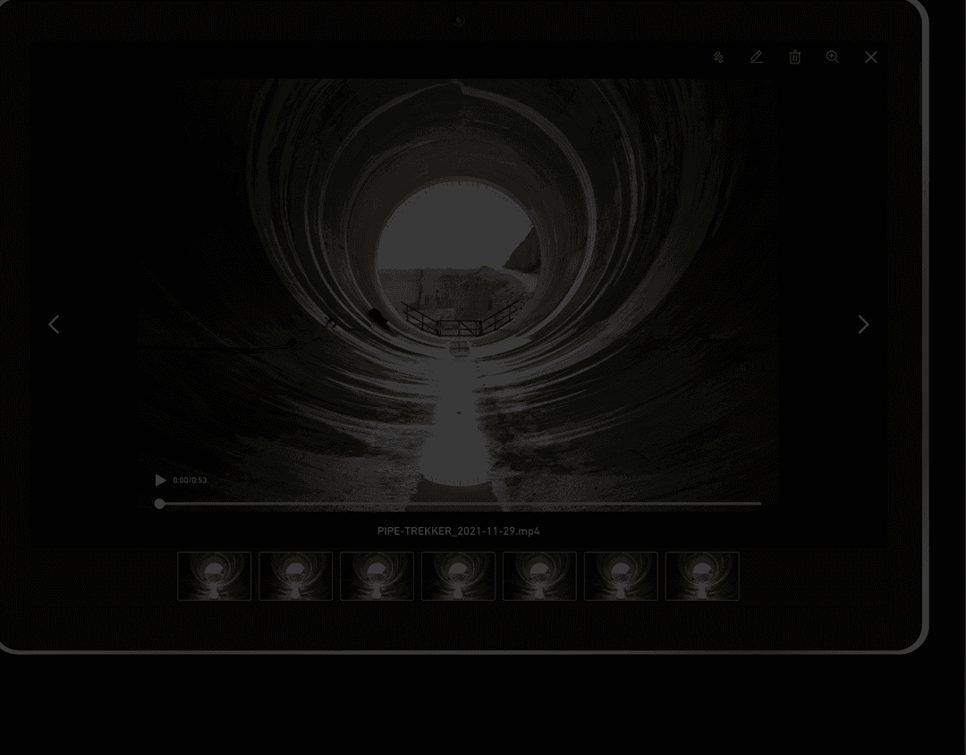 Pipe Scripting Tools Pipe Inspection Software for Pipe Trekker Crawlers